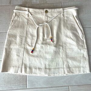 Madewell denim mini skirt size 12
